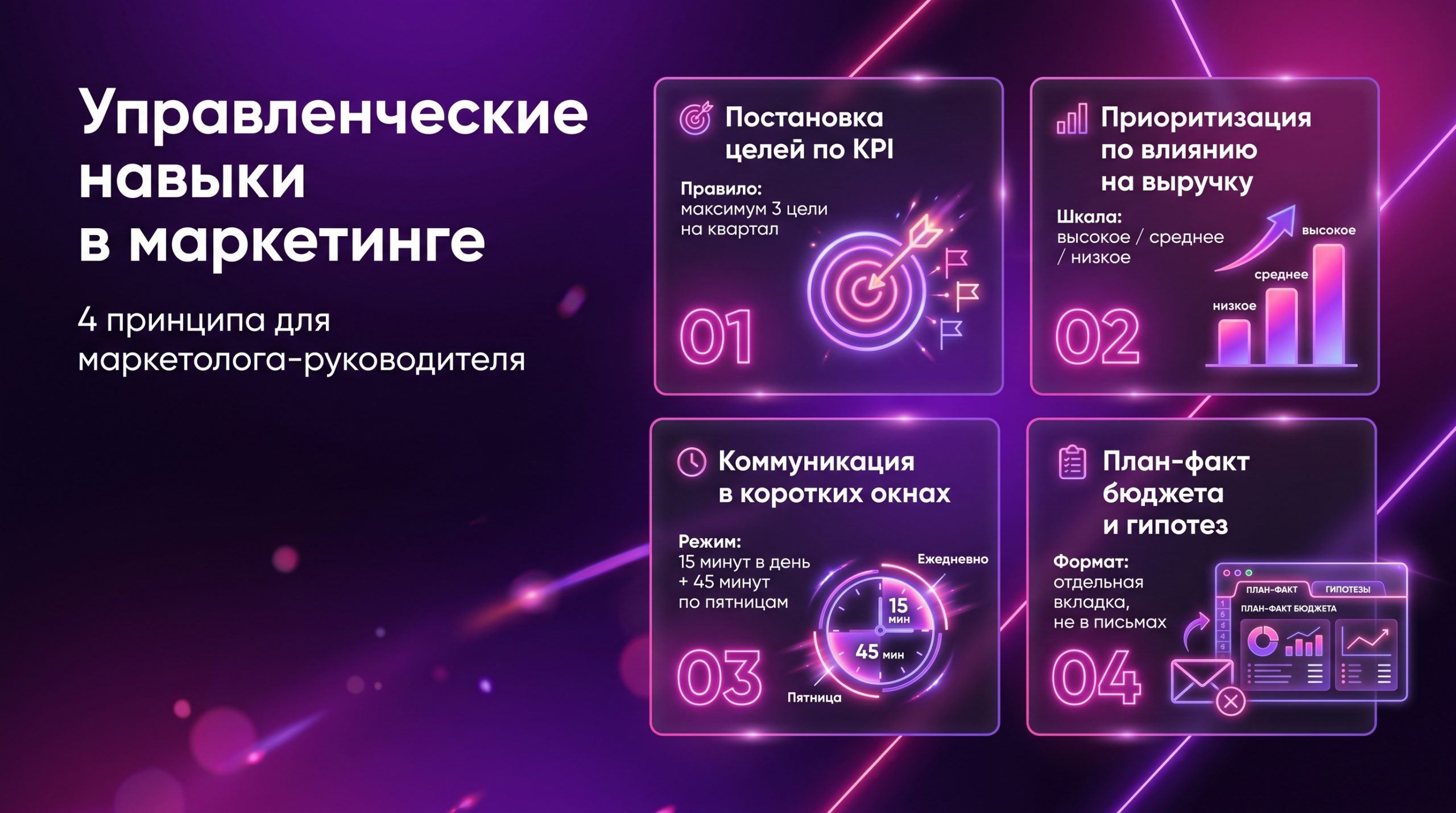 Ключевые управленческие навыки для маркетинга